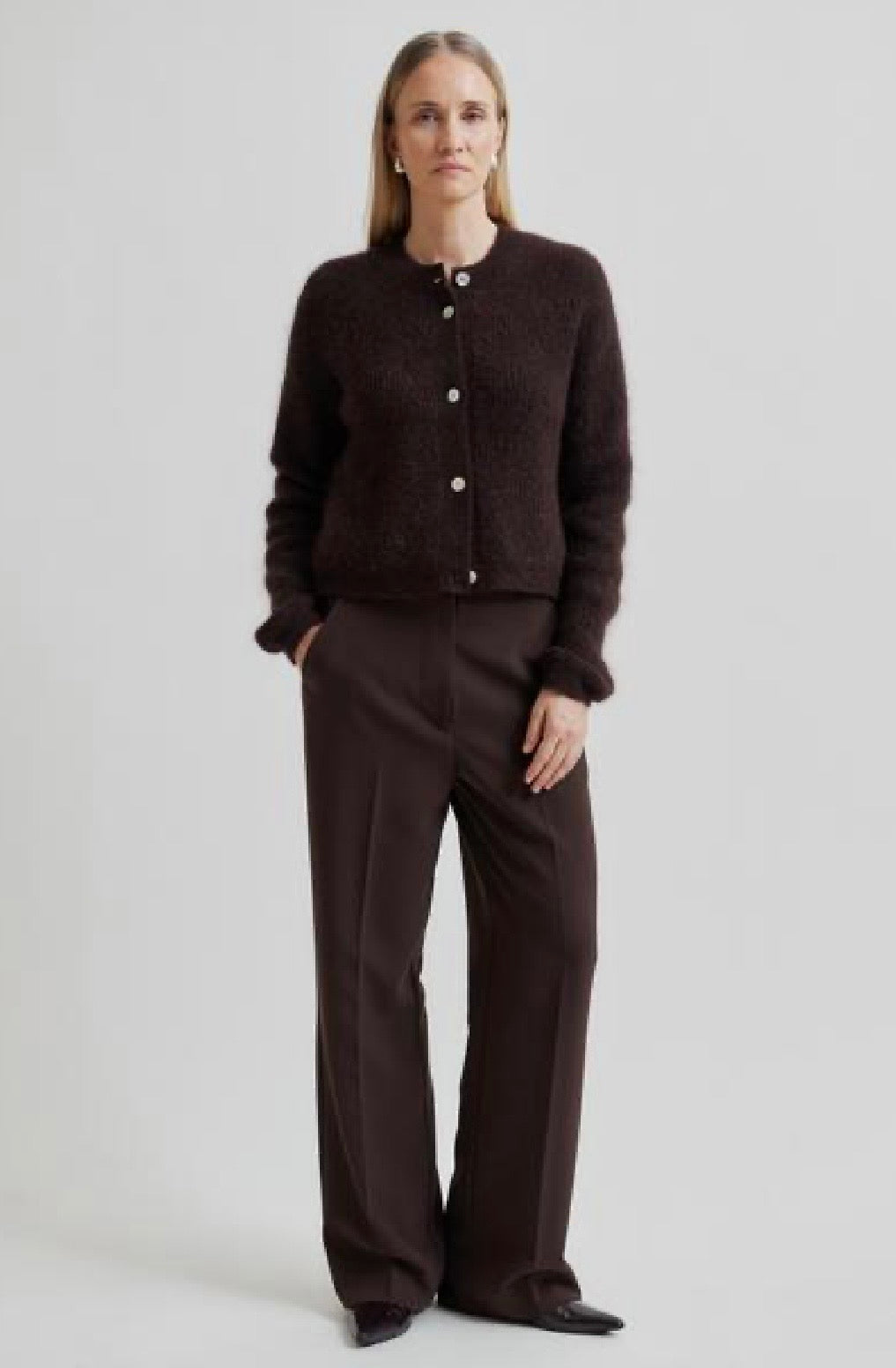 Andrea Rib Knit Cardigan