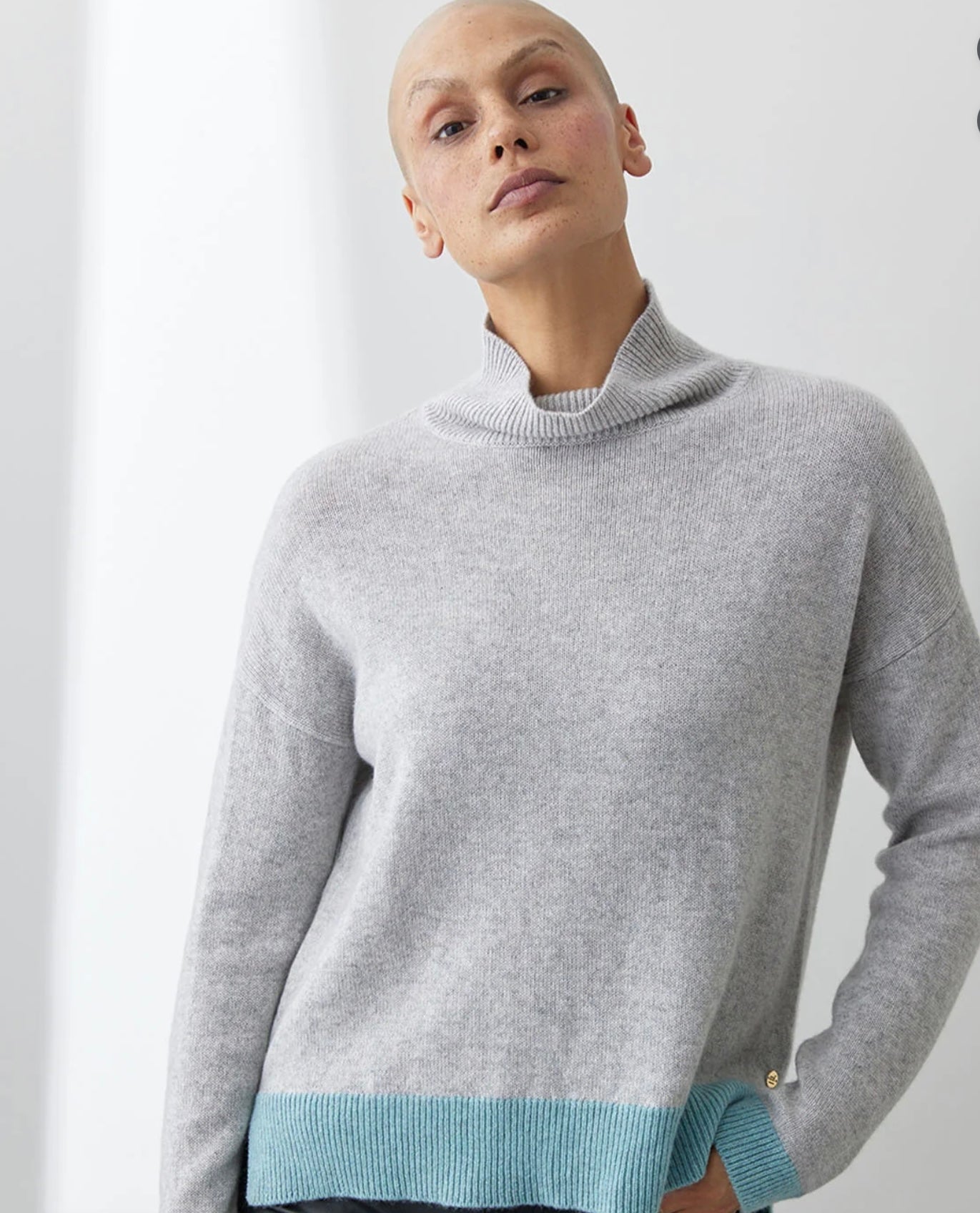 Mia Fratino Tessa Mockneck Cashmere Jumper