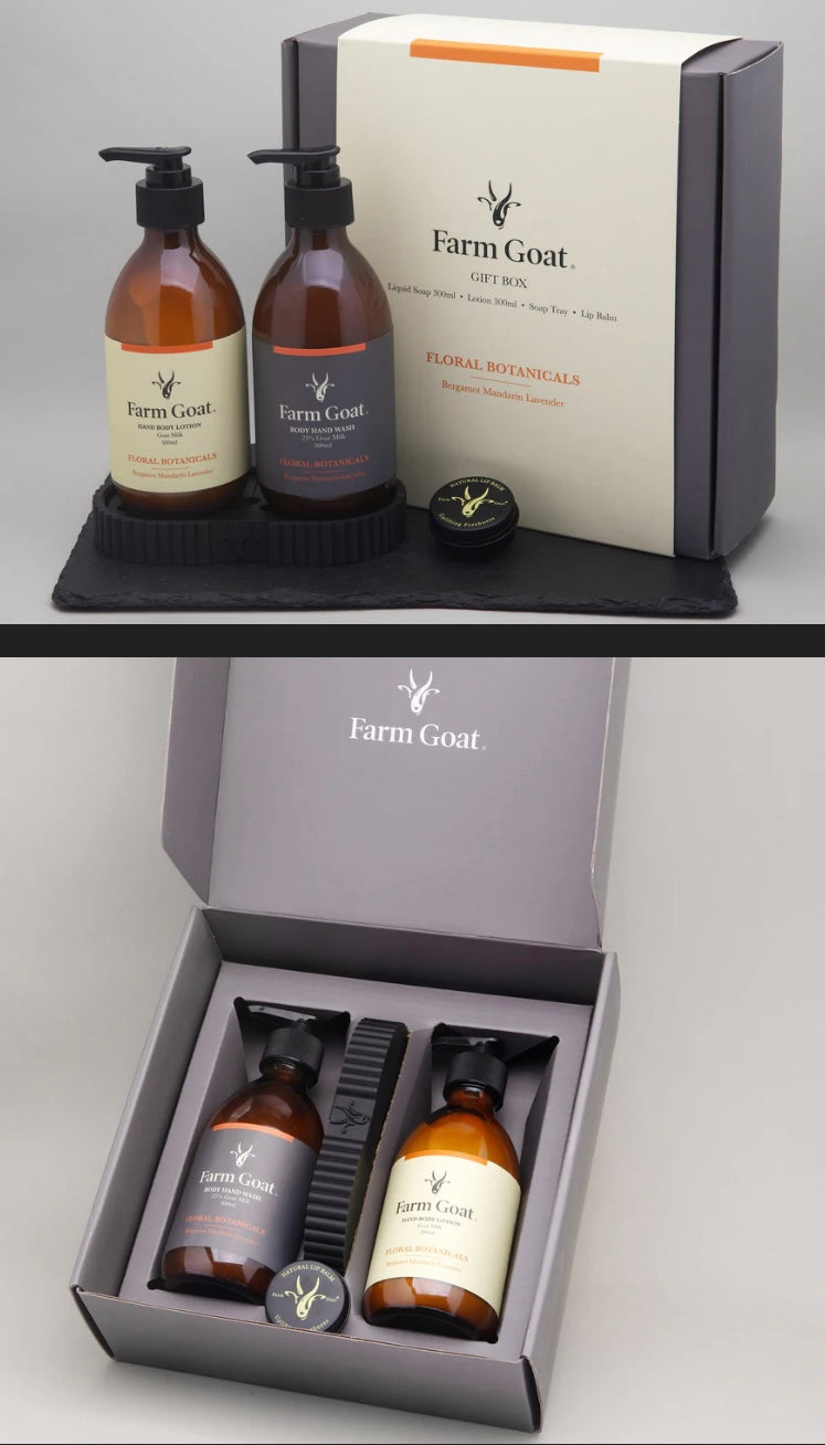 Farm Goat Floral Botanicals Gift Box