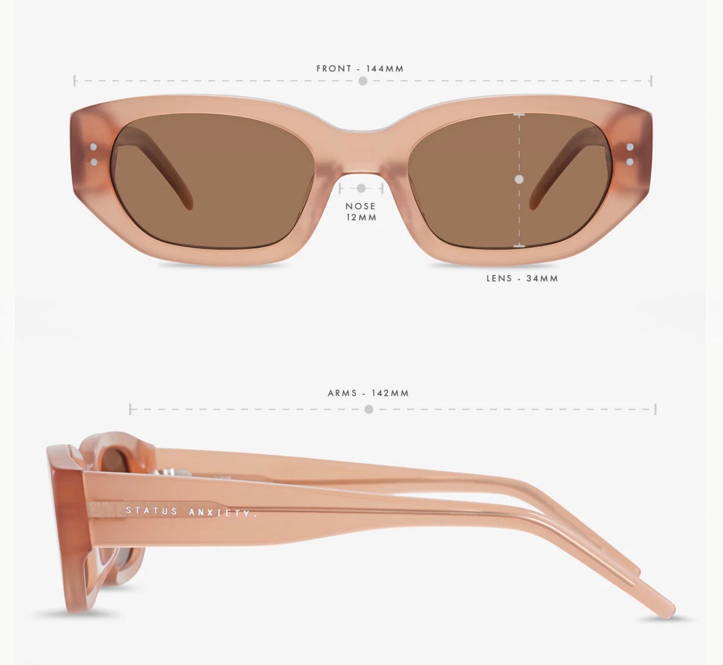 Status Anxiety Sunglasses Luna Rose