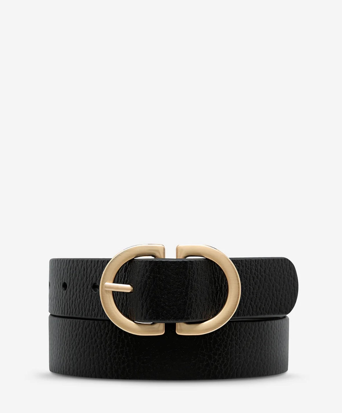 Status Anxiety In Reverse Belt black/gold