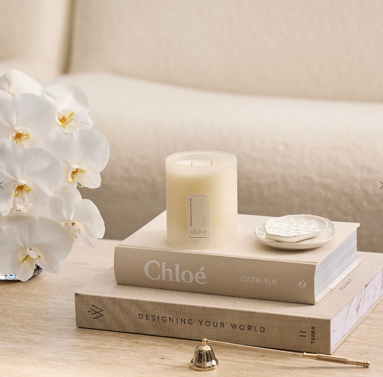 Al.ive Sea Cotton and Coconut Soy Candle