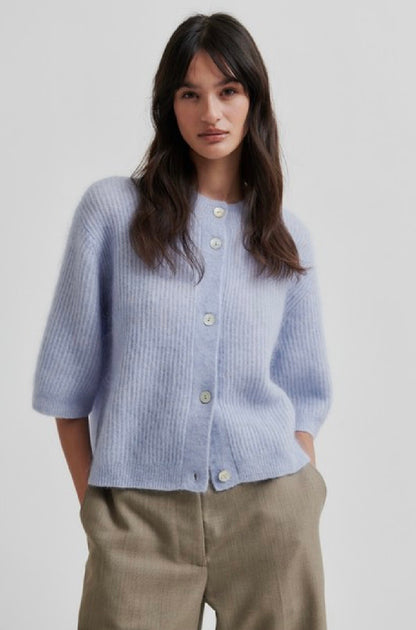 Andrea Knit rib Cardigan