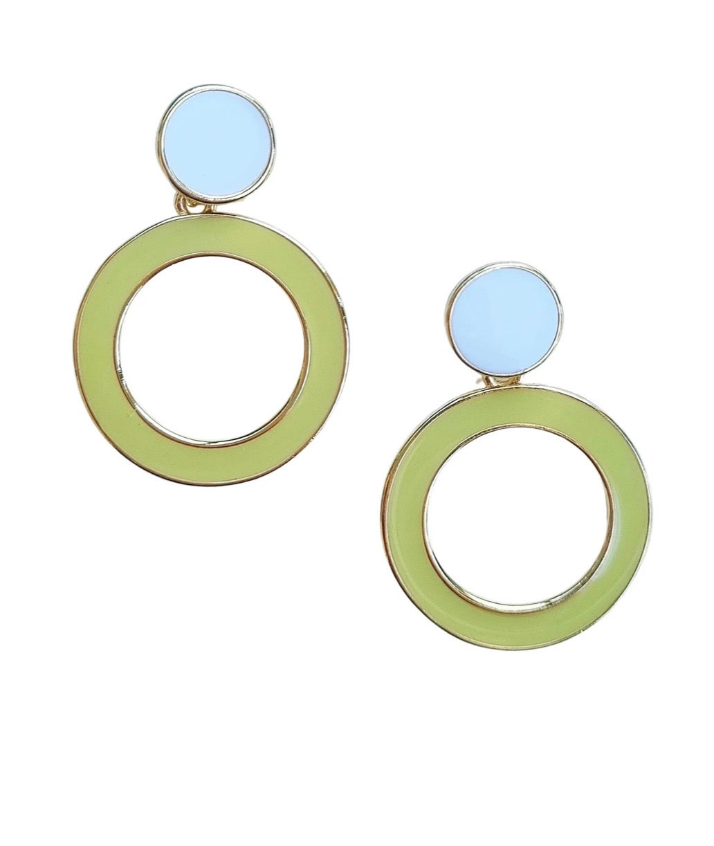 Aviana enamel earring