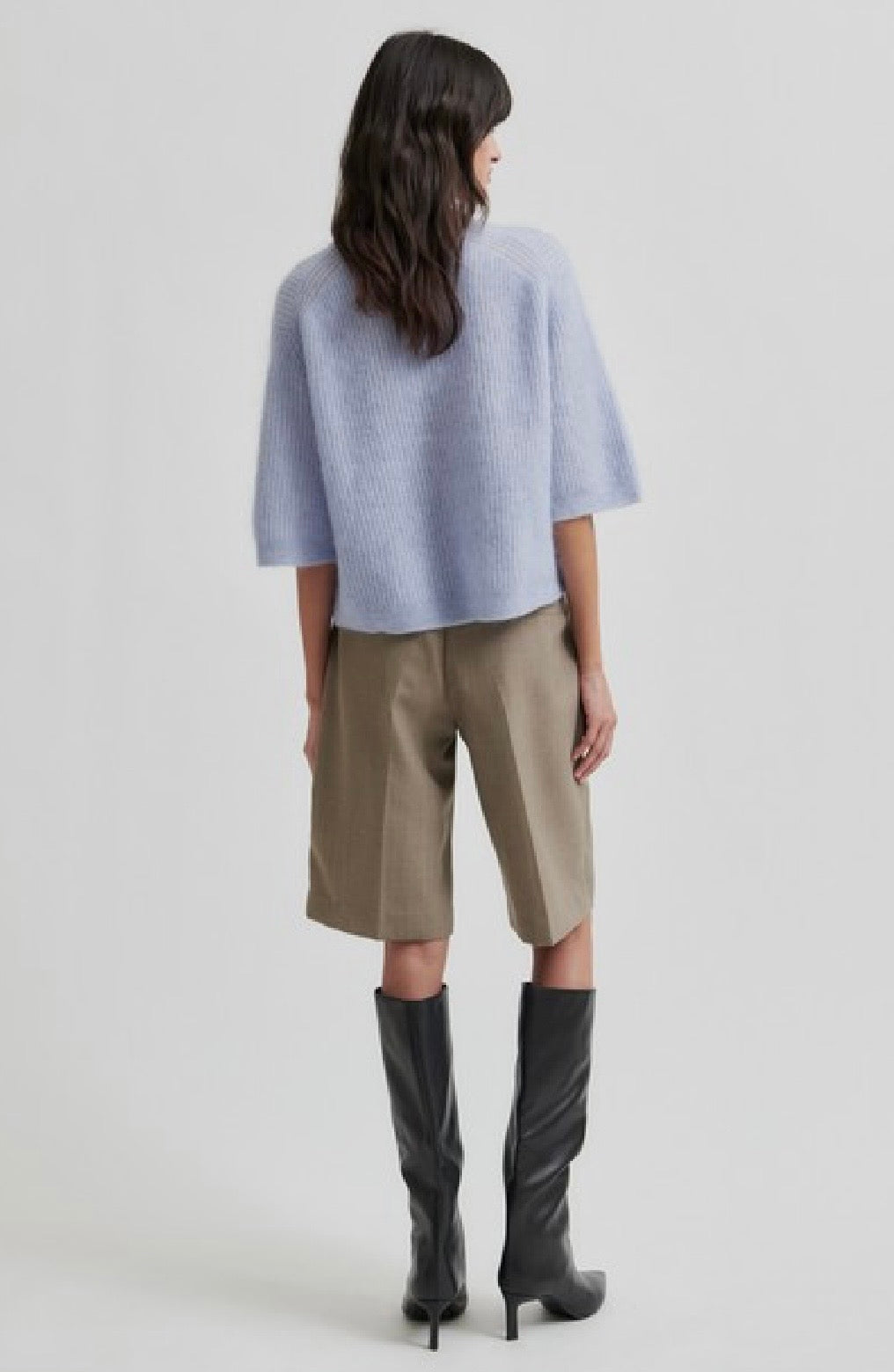 Andrea Knit rib Cardigan