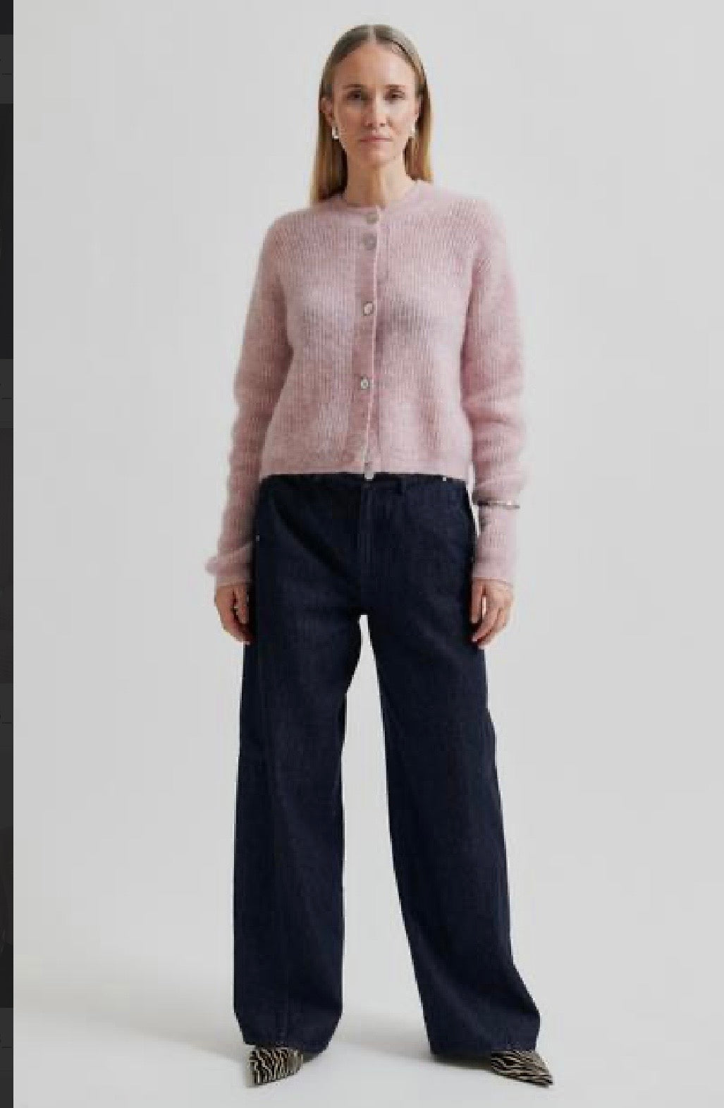 Andrea Rib Knit Cardigan