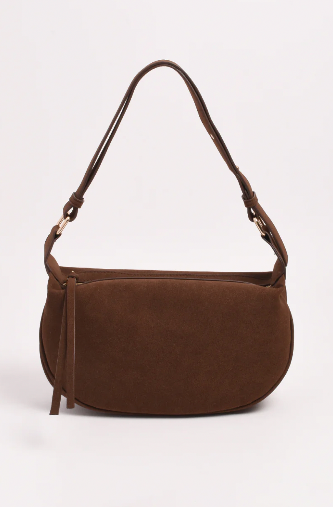 Noah mini faux suede handbag