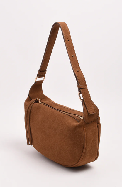 Noah mini faux suede handbag