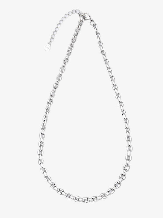Vantage Rope Sterling Silver Plated Necklace