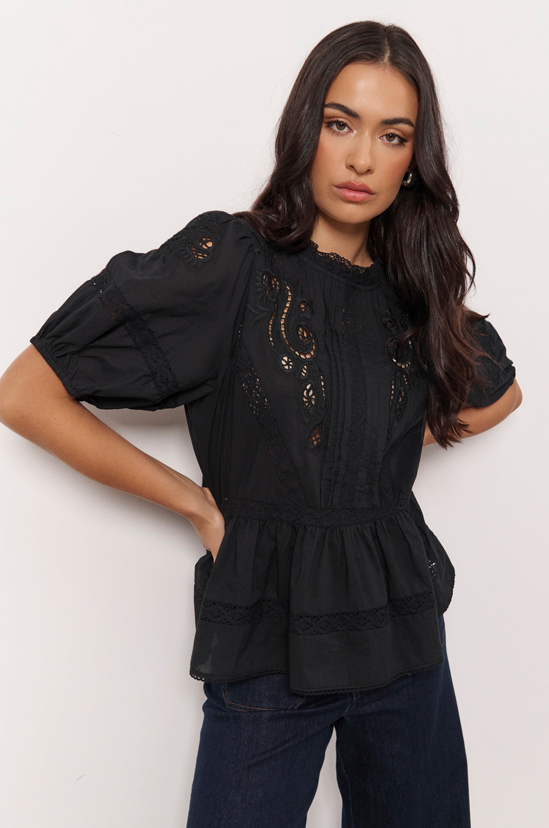 Ophelia Boho Peplum Top