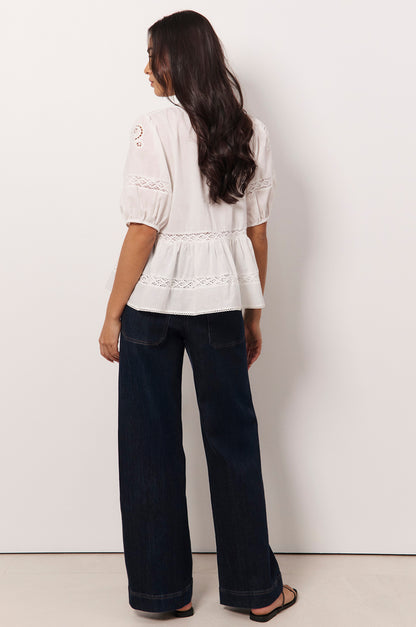 Ophelia Boho Peplum Top