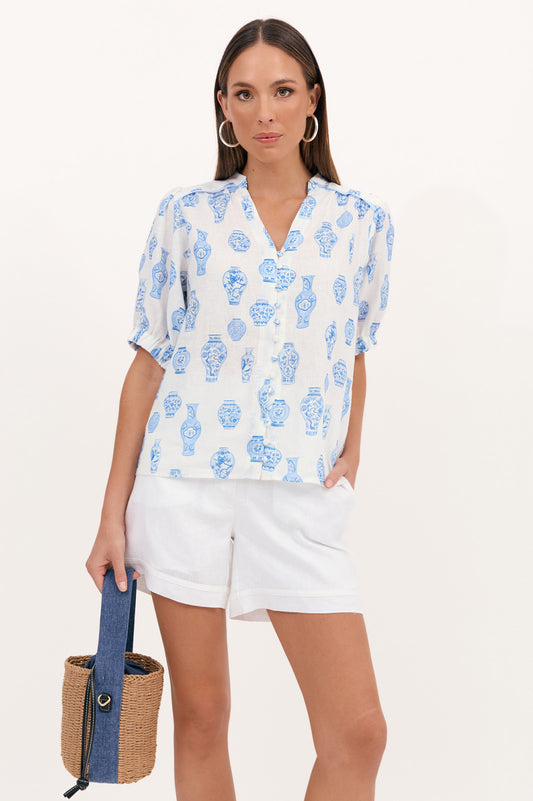 Alexa Denim Weave Mini Basket