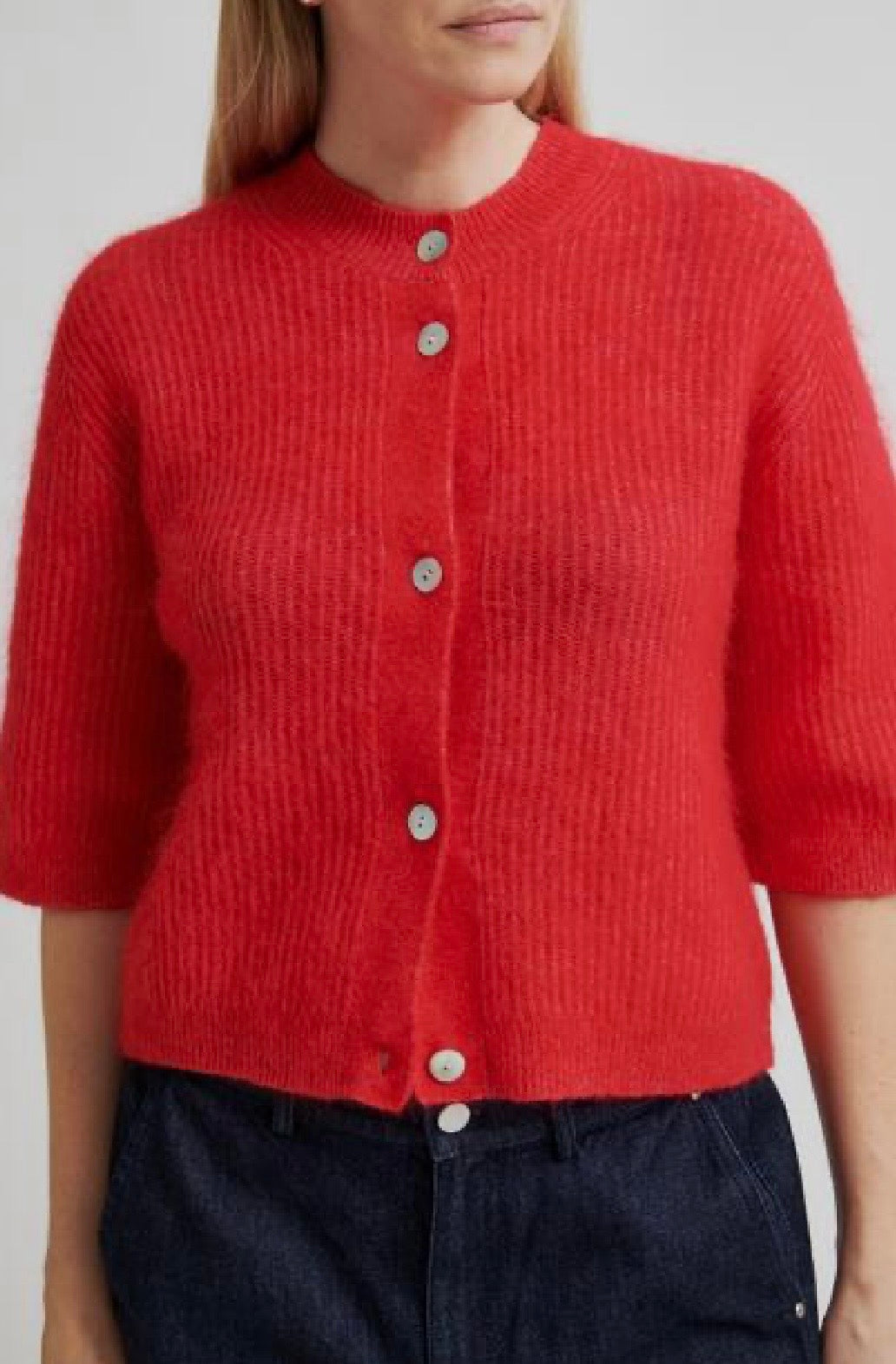 Andrea Knit rib Cardigan