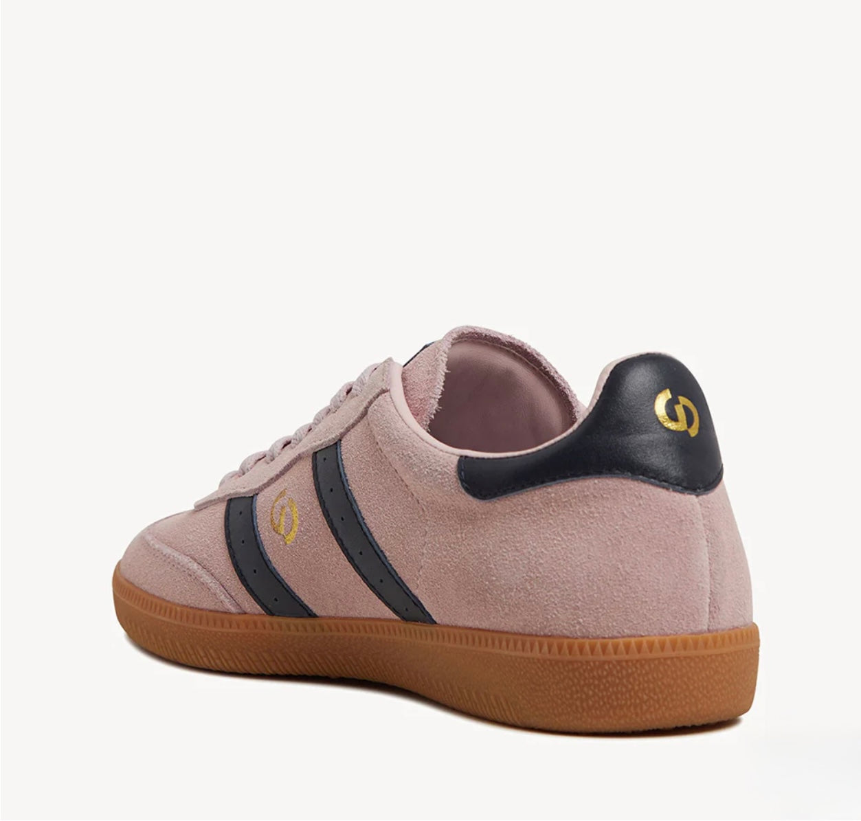 Goodsole 2001 Parallel pink suede/navy leather