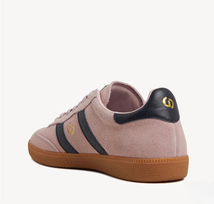 Goodsole 2001 Parallel pink suede/navy leather