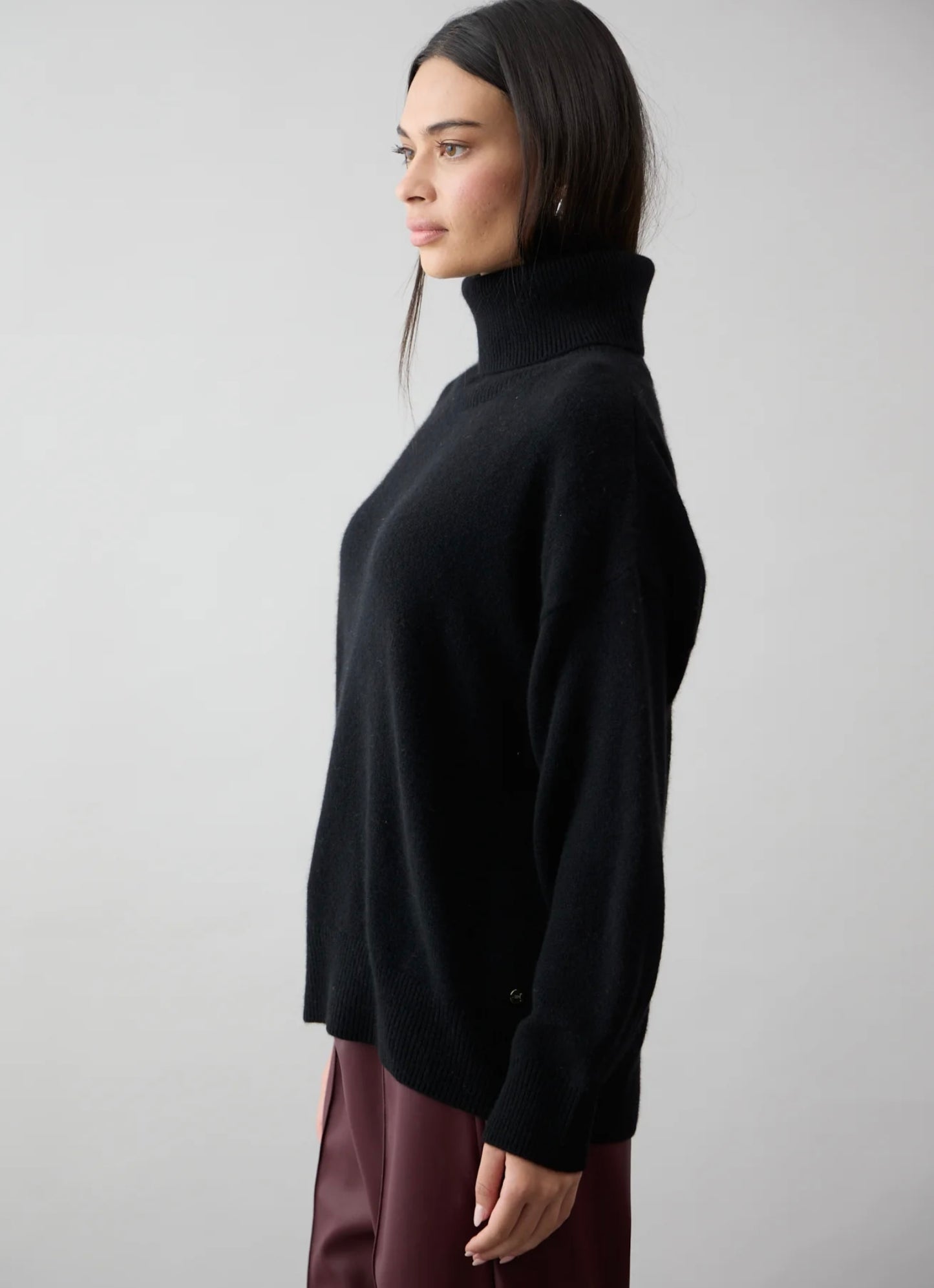 Mia Fratino Cooper Rollneck , Black