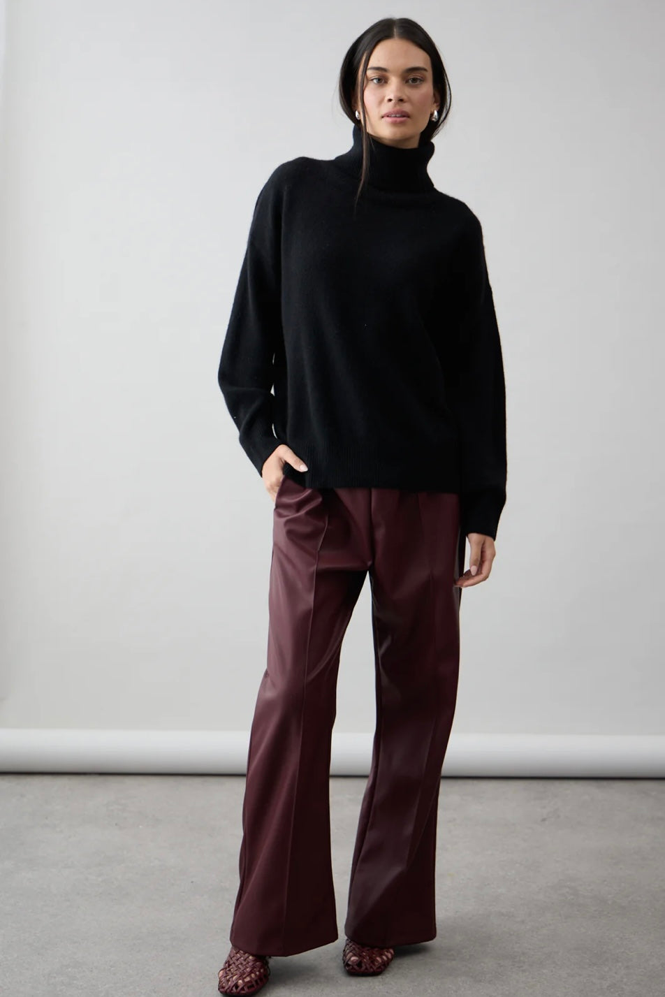 Mia Fratino Cooper Rollneck , Black