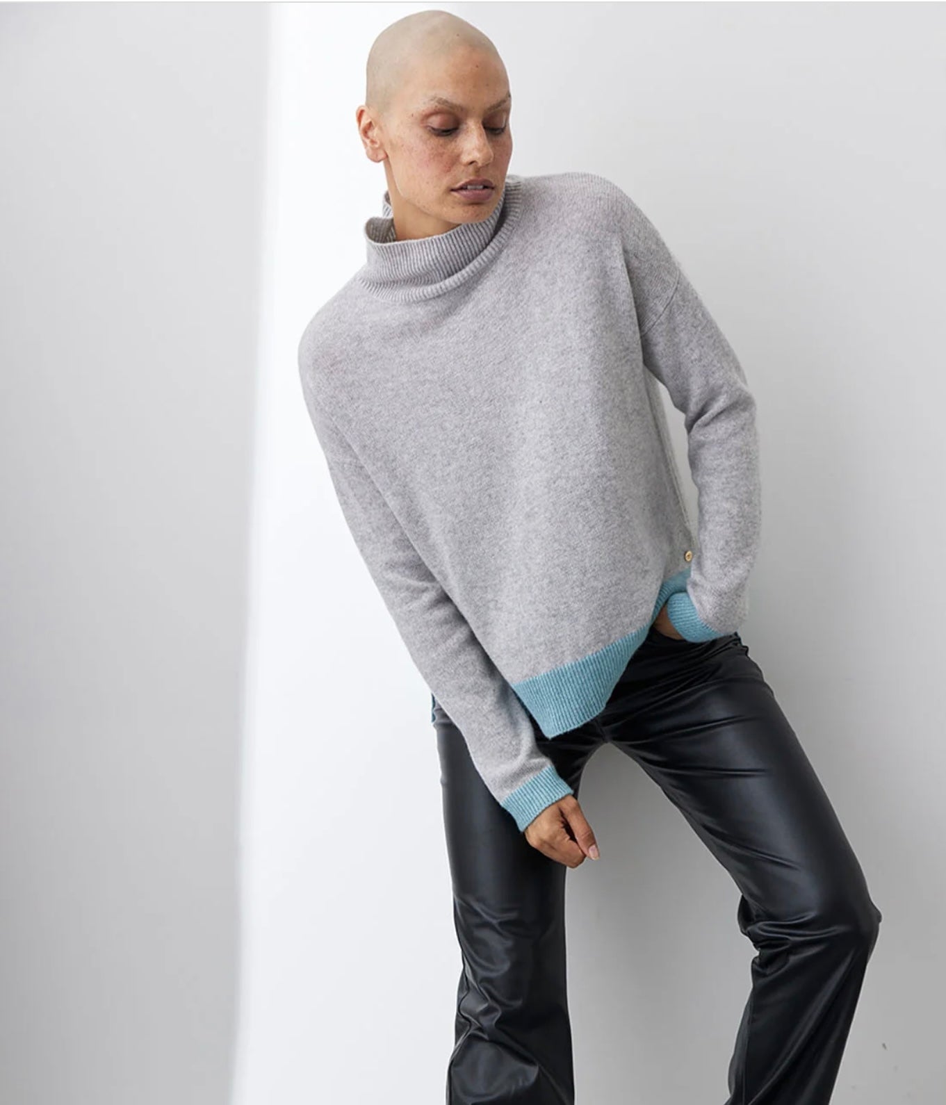Mia Fratino Tessa Mockneck Cashmere Jumper