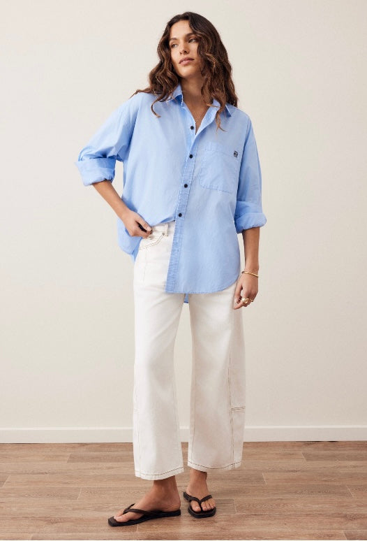 Peta Oversized shirt, sky blue