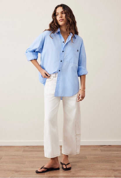 Peta Oversized shirt, sky blue