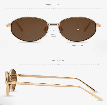 Status Anxiety Sunglasses Enigma Gold