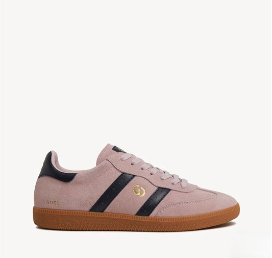 Goodsole 2001 Parallel pink suede/navy leather