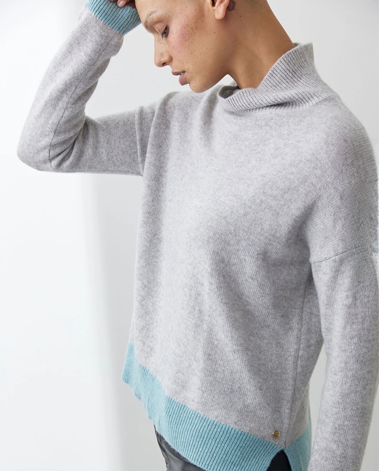 Mia Fratino Tessa Mockneck Cashmere Jumper