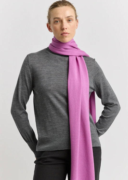 Toorallie Fine Merino Wool Scarf Ultraviolet