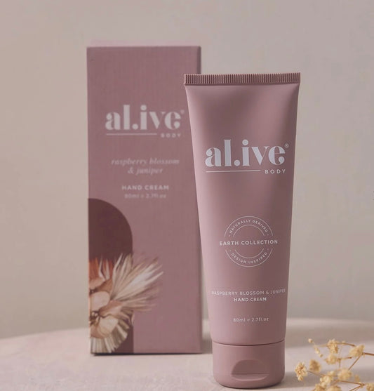 Al.ive Hand Cream Raspberry Blossom and Juniper