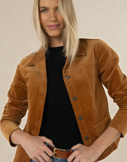 Humidity Lifestyle  Gabi jacket camel