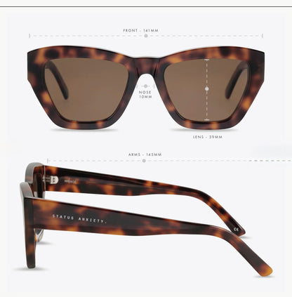 Status  Anxiety Mirage sunglasses Brown Tort