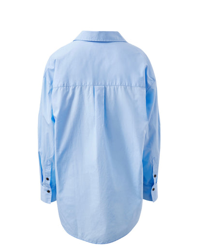 Peta Oversized shirt, sky blue