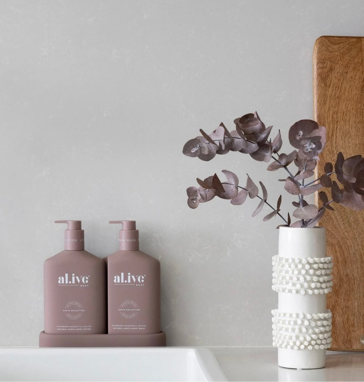 Al.ive Hand Wash and Body Lotion Duo Raspberry Blossom and Juniper