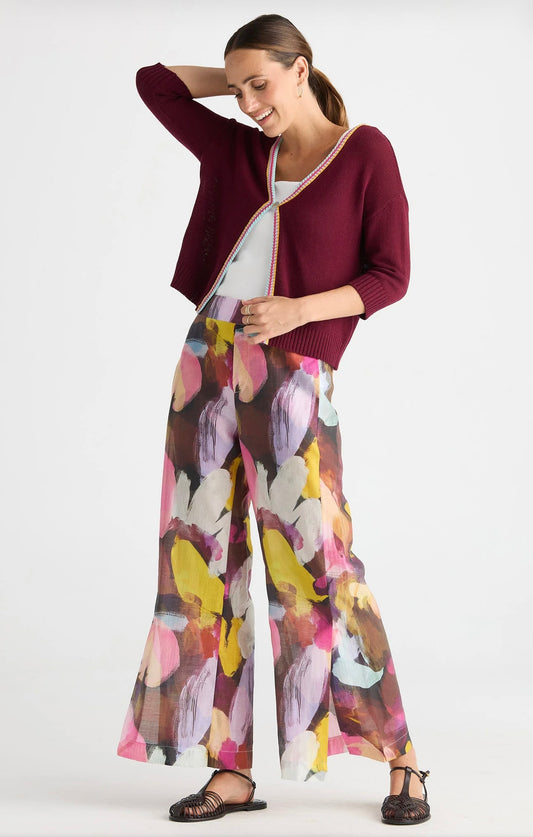 Zaket & Plover Wide Leg Sunset Pants