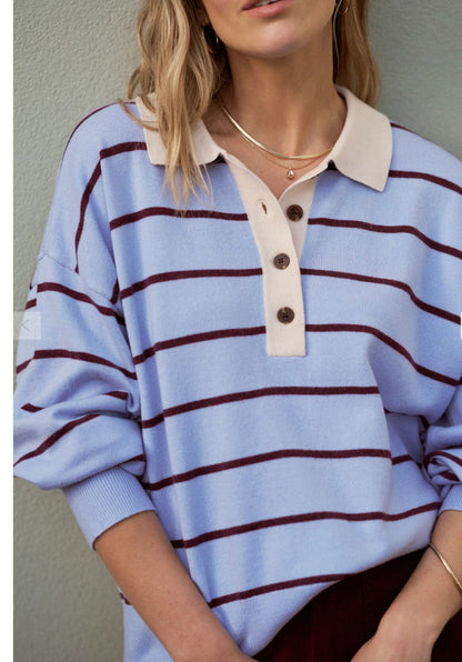 Jessa Rugby Knit