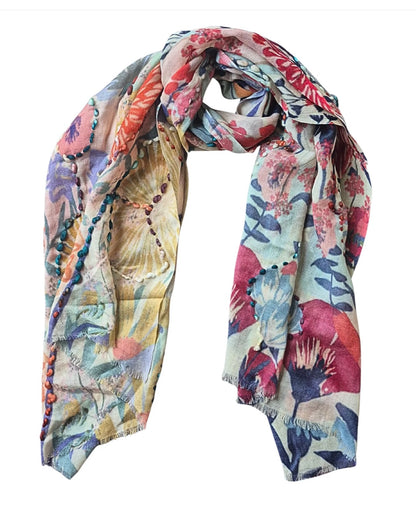 Pure wool scarf