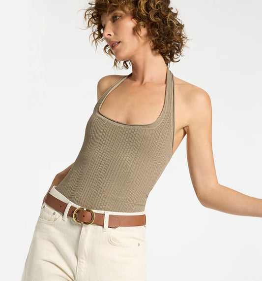 Status Anxiety In Reverse Belt tan/gold