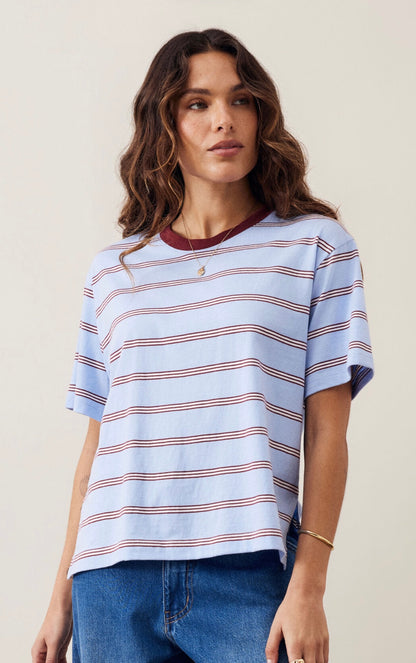 Ceres Life Stevie Slouchie tee China beach/Mulberry
