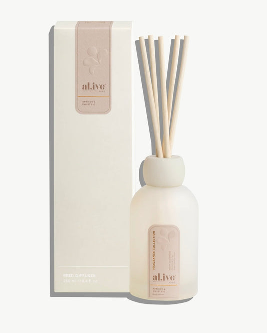 Al.ive Reed Diffuser Apricot and Sweet Fig