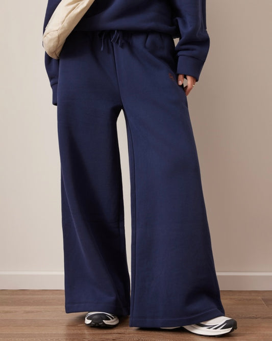 Ceres life Ivy wide leg trackpant navy
