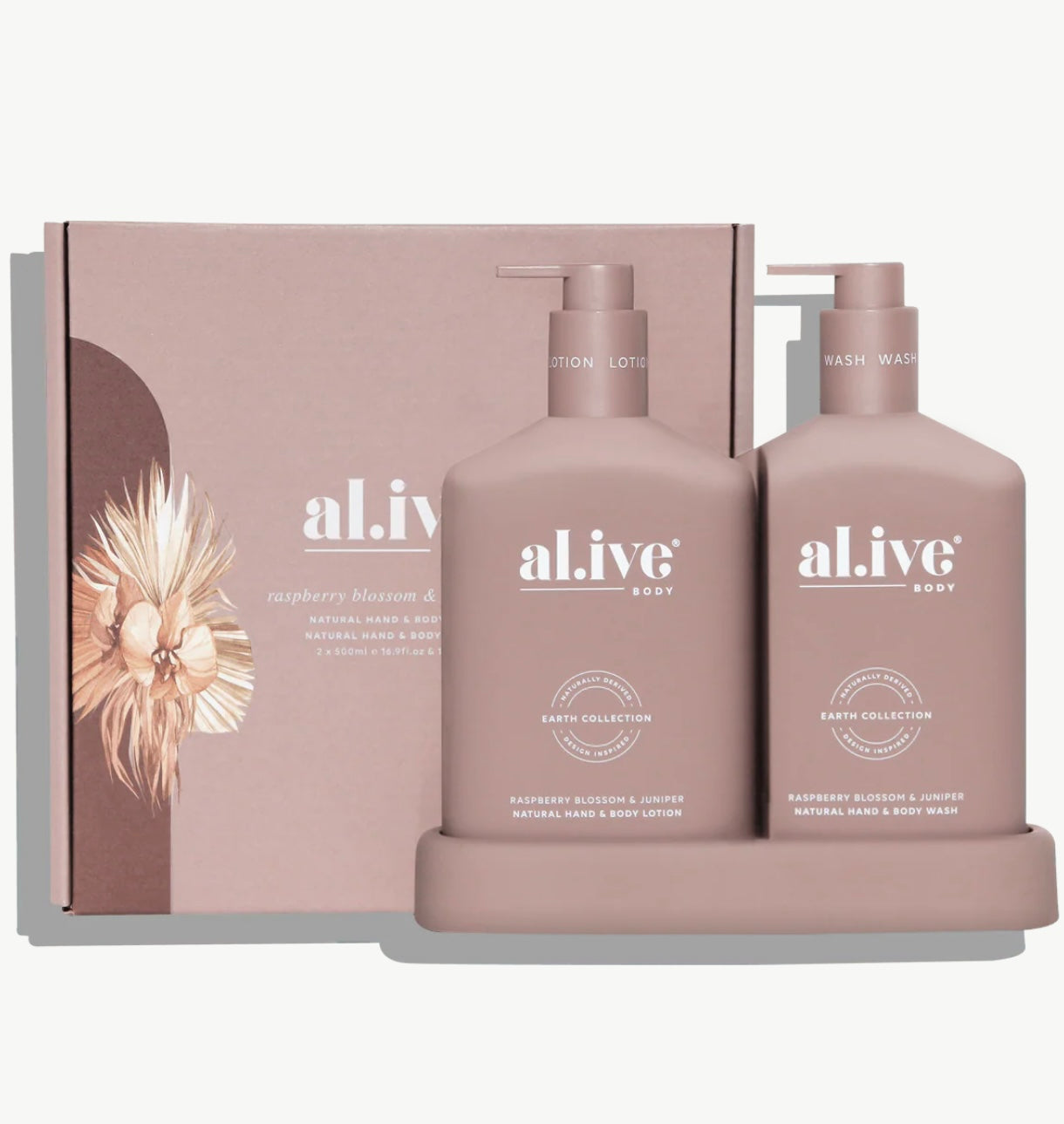 Al.ive Hand Wash and Body Lotion Duo Raspberry Blossom and Juniper