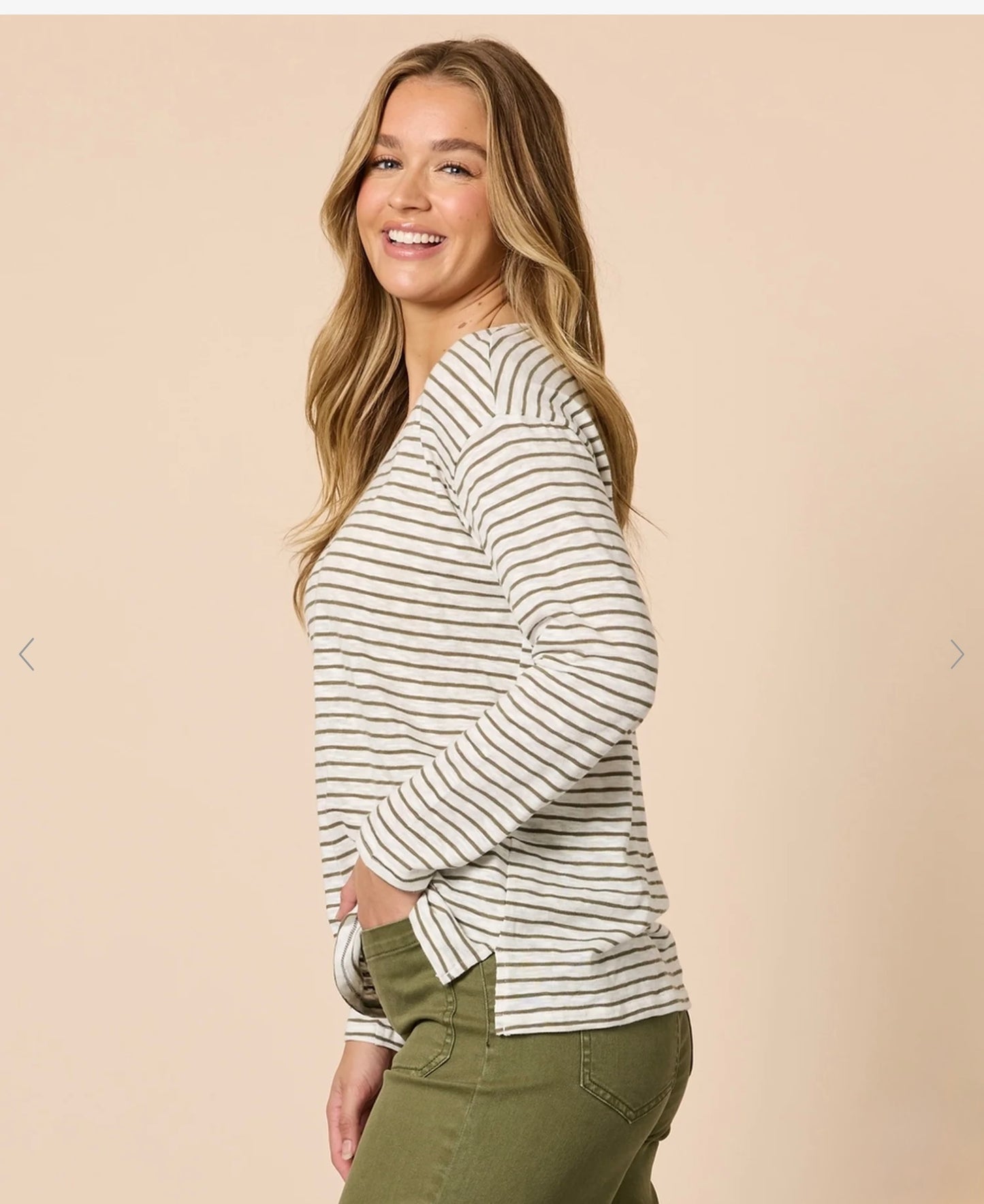 City stripe tee