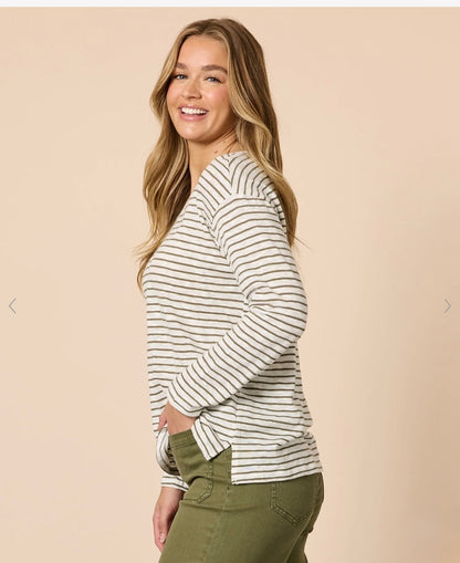 City stripe tee