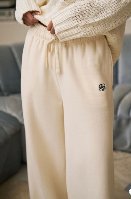 Ivy Wide Leg Trackpant marshmallow