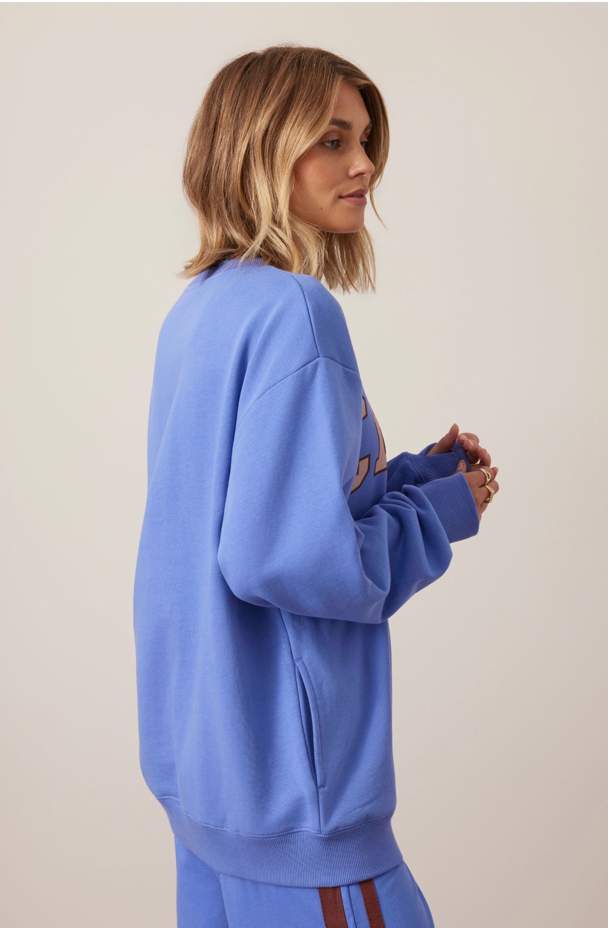 Ceres Life Isla oversized slouchy crew sweater