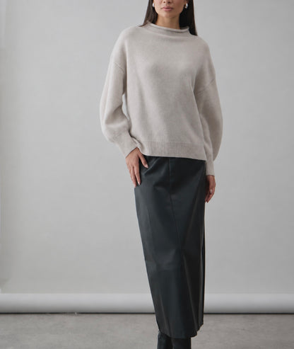 Mia Fratino Theresa Cashmere Sweater, Toast