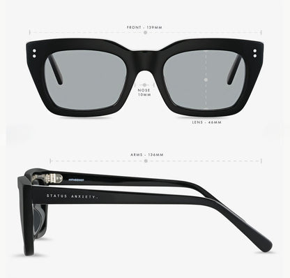 Status Anxiety Sunglasses Antagonist Black