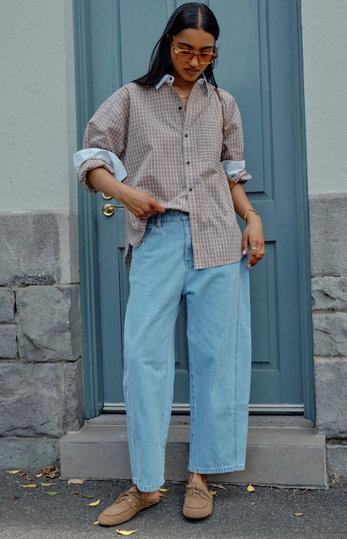 Ceres Life Demi barrel leg Jean