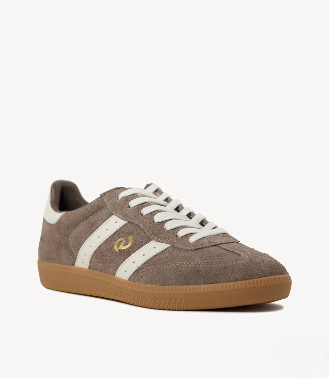 Goodsole 2001 Parallel Walnut brown suede Ivory leather