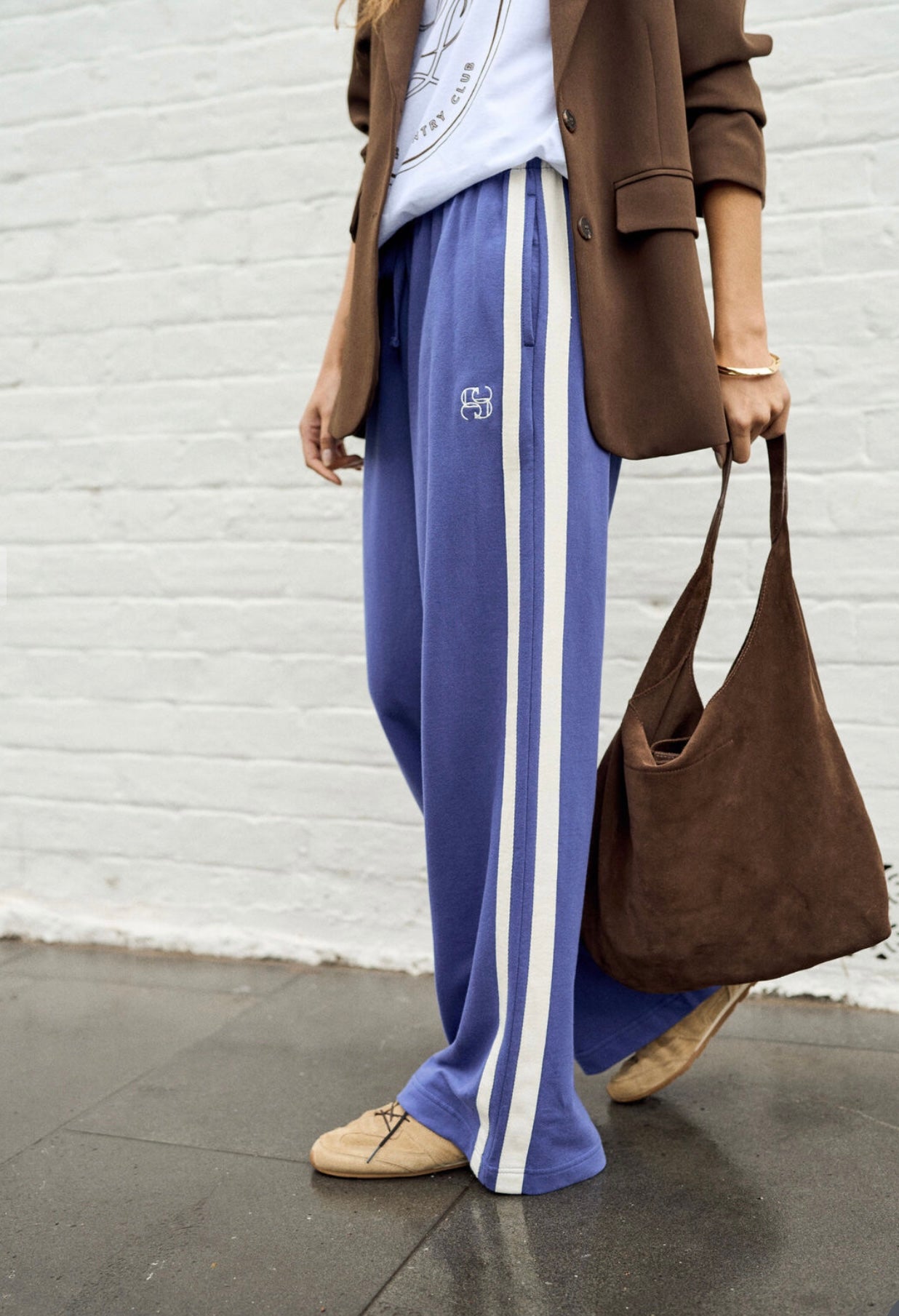 Ceres Life Gigi Wide Leg Track pants